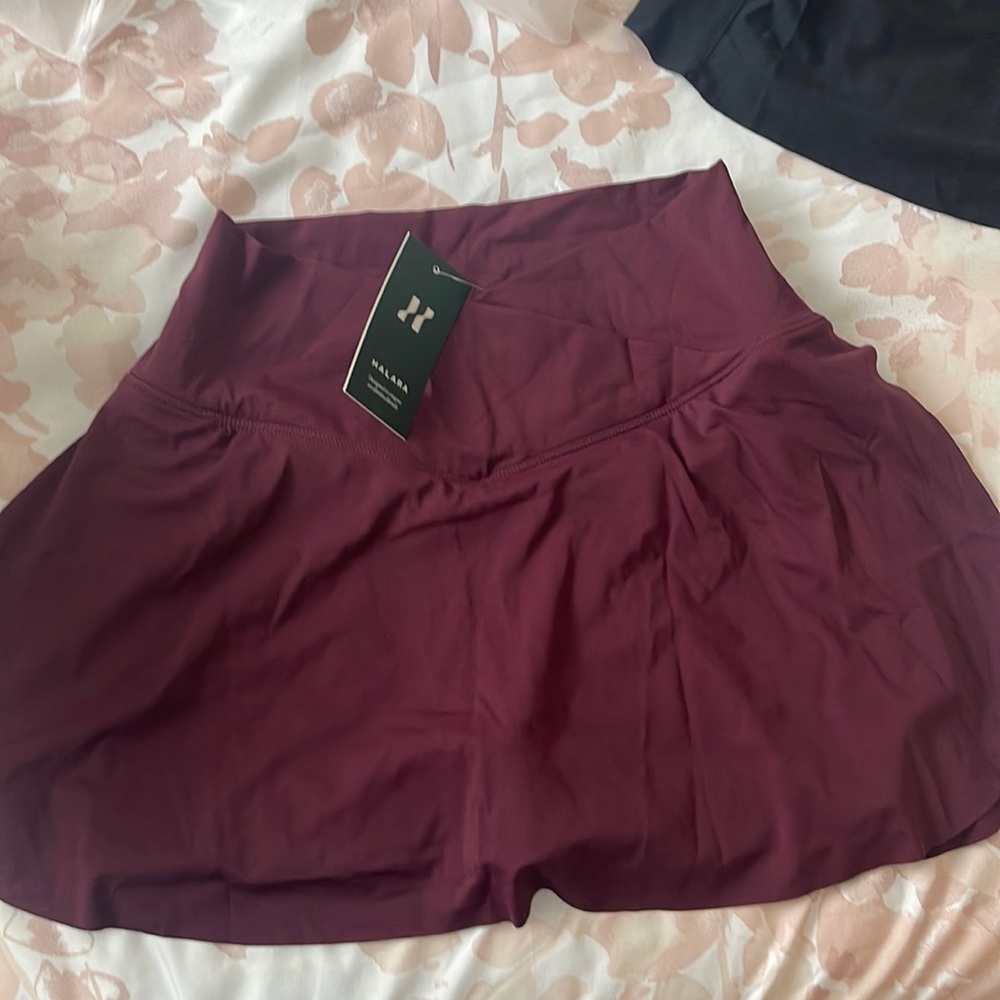 HALARA cross waist skort